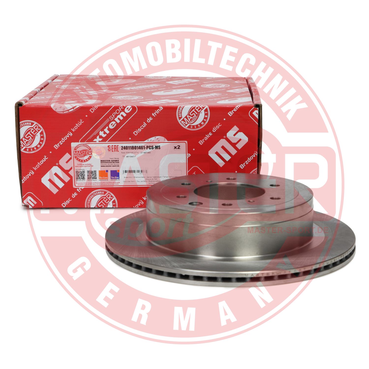 Disc frana MASTERSPORT GERMANY 24011801461-PCS-MS
